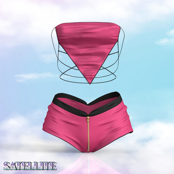 Second Life Marketplace - WAIFU Sam Outfit Magenta